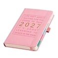 thumbnail image 1 of 2027 Calendar Planner, 5.51"x8.35" Weekly Monthly Schedule Book with Tabs (Pink), 1 of 6