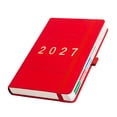 thumbnail image 1 of 2027 Calendar Planner, 5.51"x8.35" Weekly Monthly Schedule Book with Tabs (Red), 1 of 6