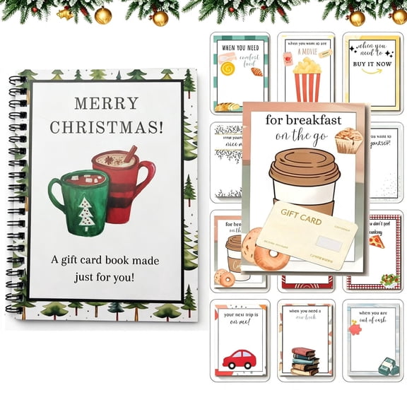 Waterfall Christmas Gift Card Booklet,Christmas Gift Card Book for ...