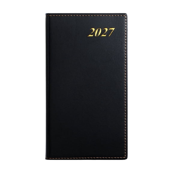 2027 Daily Planner | 365 Day Planner & Journal with Daily Planning Pages, Portable Notebook for Diary, Study & Organization Black