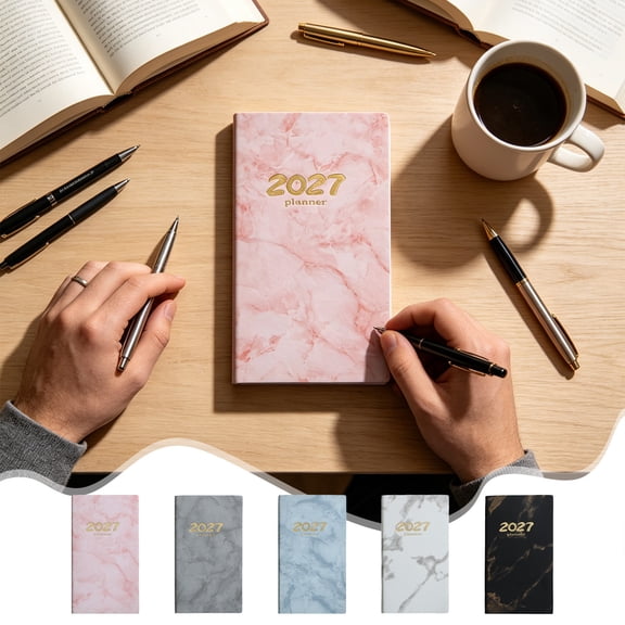 2027 Daily Planner Notebook 365 Day English Calendar Journal for Daily Organization, Work, School, and Personal Scheduling