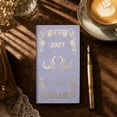 thumbnail image 1 of 2027 Daily Planner Notebook | Purple Lined Journal | 6.8x3.7 Inch Portable Daily Organizer | Paper Planning Book for Work & Daily Notes, 1 of 9
