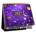 thumbnail image 1 of 2027 Desk Calendar, 12-Month Monthly Planner with Stand, Spiral Bound Desktop Calendar for Office and Home, 8.6 X 7.3 Inches, 1 of 7