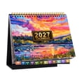 thumbnail image 1 of 2027 Desk Calendar 12-Month Spiral Bound Desktop Planner with Monthly Tabs for Office and Home, 8.6 X 7.3 in, 1 of 7