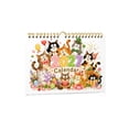 thumbnail image 1 of 2027 Desk Calendar, 8.27 x 5.51 In Large Spiral Bound Monthly Planner with Party Cat Art for Home Office Decor, 1 of 7