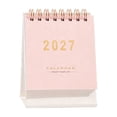 thumbnail image 1 of 2027 Desk Calendar, Small Standing Monthly Calendar with Gold Print for Office Desk, 1 of 7
