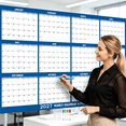 thumbnail image 1 of 2027 Dry Erase Wall Calendar‑32"x48" Full Year Poster Calendar | Laminated Wet Dry Erase Reversible Hanging Planner for Family & Office Use, 1 of 8