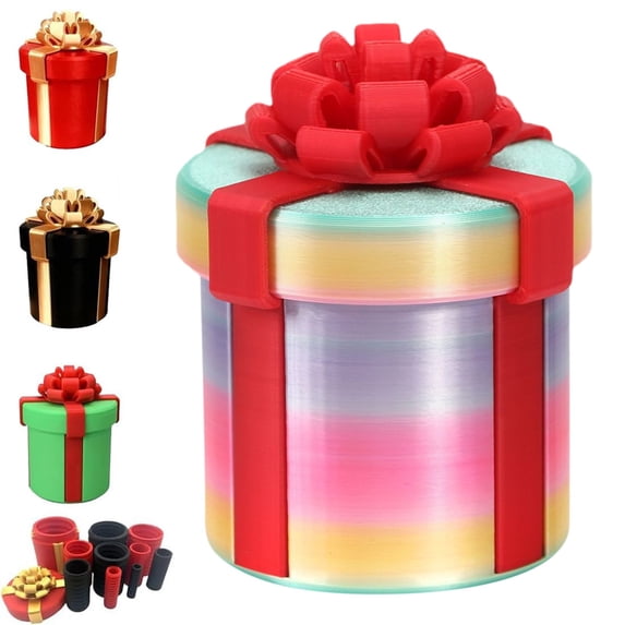 2027 Gotcha Box,Prank Gifts,Puzzle Gift Box,Prank Gifts for Adults,Money Puzzle,Annoying Nested Screw Gift Box,Reusable Perfect Money Puzzles for Birthday Christmas White Elephant Party