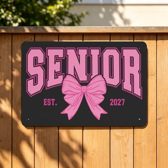 2027 Graduates Memorial Iron Sign, Senior Year Loading Class of 2027 Banner for Room Decor, Senior 2027 Wall Hanging for Bedroom, Class of 2027 Gift for Seniors