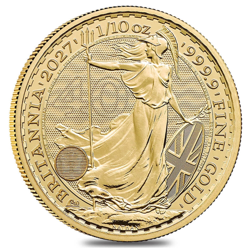 2027 Great Britain 1/10 oz Gold Britannia Coin BU - Walmart.com