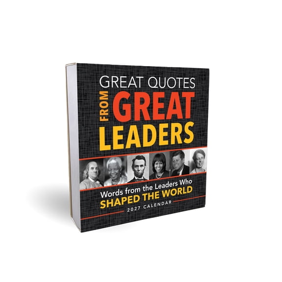 2027 Great Quotes from Great Leaders Boxed Calendar, (Paperback)