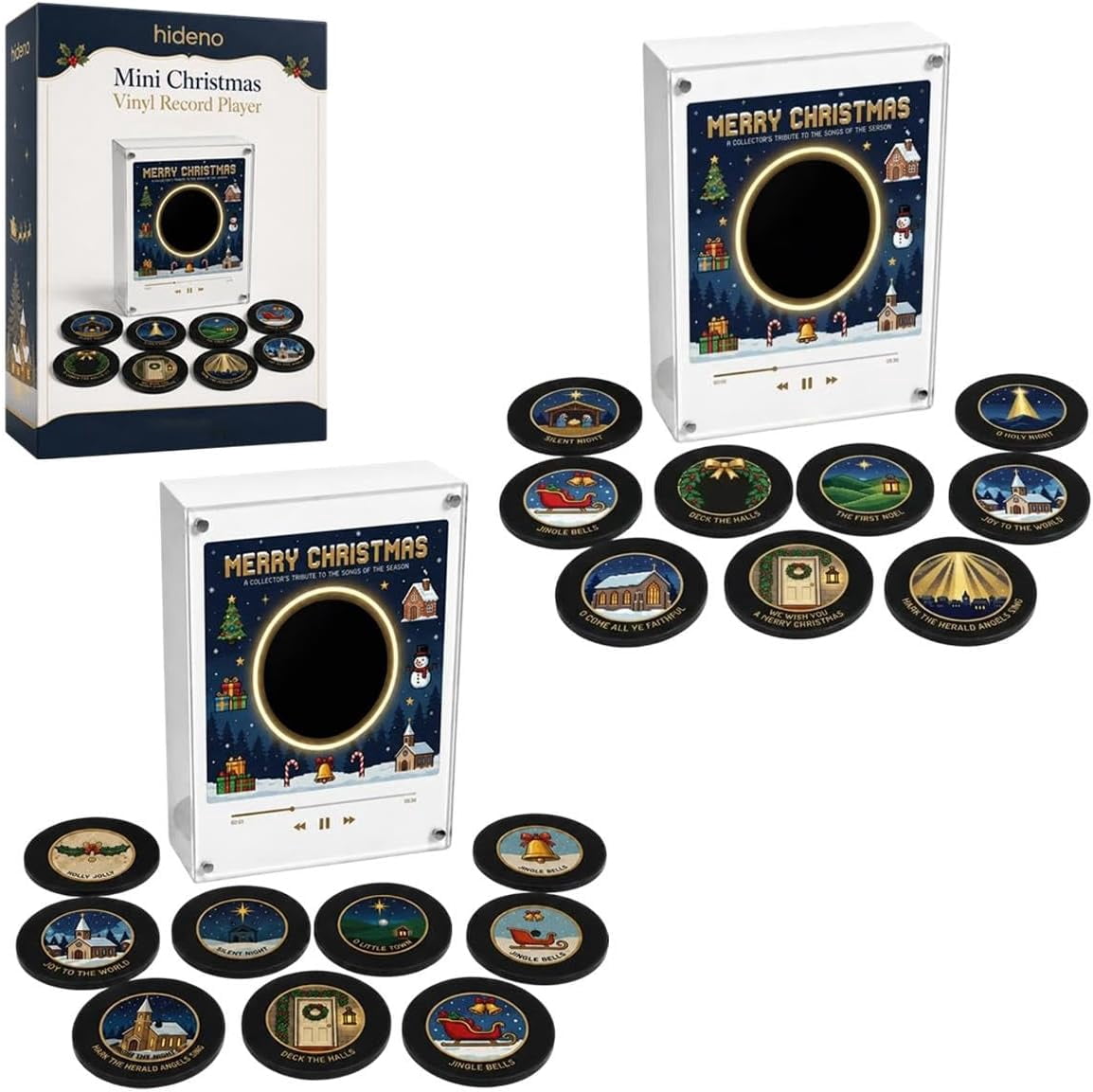 2027 Jingle Vinyl Player Fridge Record NFC Magnetic Music Box