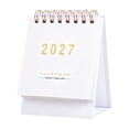 thumbnail image 1 of 2027 Mini Desk Calendar, Small Desktop Calendar, Spiral Standing Desk Calendar, Portable English Daily Monthly Calendar, Tabletop Monthly Scheduler for Home & Office Table Decoration, 1 of 4
