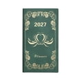 thumbnail image 1 of 2027 Mini Pocket Planner Calendar,6.85x3.77 Inch Time Management Plan Notebook,Portable Daily Notebook for Documenting Life,Green, 1 of 9