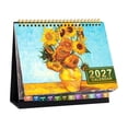 thumbnail image 1 of 2027 Monthly Desk Calendar, 12-Month Spiral Bound Planner with Monthly Tabs, 8.6 X 7.3 Inch Standing Size, 1 of 7