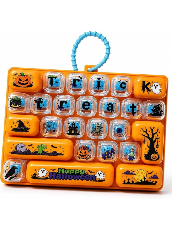 2027 New 26-Key Keyboard Fidget Toy, Cute Cartoon Clicky Keyboard Clicker Toy with Keychain, Backpack Charm Pendant for Stress Relief