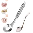 thumbnail image 1 of 2027 New 304 Stainless Steel Meatball Maker, Meatball Maker Spoon,Meatball Spoons,Stainless Steel Meatball Maker Spoon with Hole Convenient Storage Design Long Handle Spoon for Kitchen(B), 1 of 8