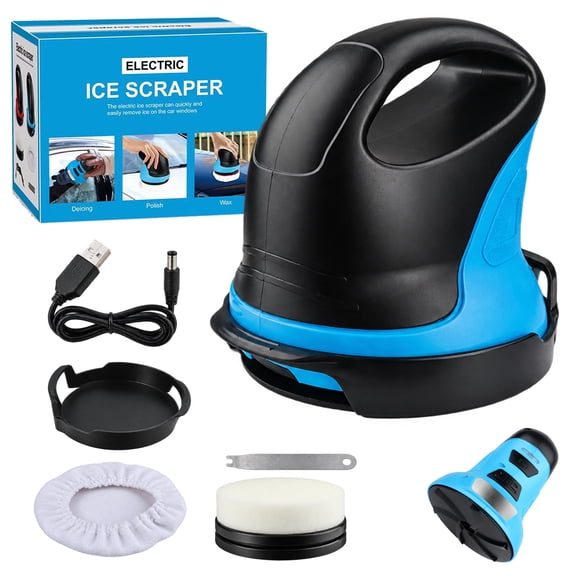 2027 New Electric Ice Scrapers for Car Windshield Frost Spin Buster Scraper, Cordless USB Rechargeable Snow Remover for Car with Rotating Scraper Disc Clears on Windshield, Windows & Mirrors
