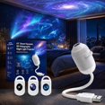 thumbnail image 1 of 2027 New Hd Smart Dynamic 5d Holographic Night Light Projector, Plug and Play Hd Star Projector, 360° Adjustable Hd Galaxy and Ocean Projector for Bedroom Ceiling(24 Projection Films), 1 of 6