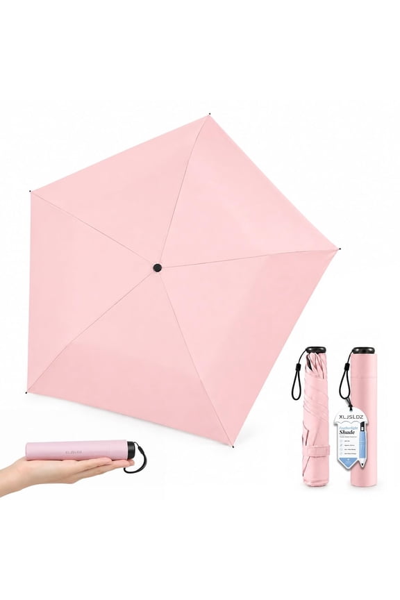 2027 New Japan Pencil Umbrella, Japanese Ultra Light Mini Travel Umbrella with Upf 50+ Sun Protection, Compact Folding Pocket Parasol for Rain, Backpack, Handbag, Commute, Beach, Hiking, Outdoor Use