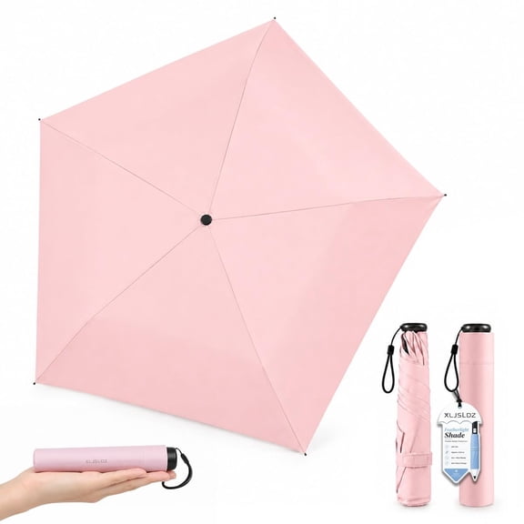 2027 New Japan Pencil Umbrella, Japanese Ultra Light Mini Travel Umbrella with Upf 50+ Sun Protection, Compact Folding Pocket Parasol for Rain, Backpack, Handbag, Commute, Beach, Hiking, Outdoor Use