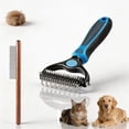 thumbnail image 1 of 2027 New Pet Pro Grooming Tool, Pet Shedding Remover, Specialized Comb for Long-Haired Dogs, Undercoat Grooming Tool, Dog Shedding Comb and Undercoat Rake, 1 of 7