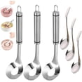 thumbnail image 1 of 2027 New Stainless Steel Meatball Maker, Meatball Maker Spoon, Meatball Spoons, Stainless Steel Meatball Maker Spoon with Hole Convenient Storage Design Long Handle Spoon for Kitchen, Bar, 1 of 7