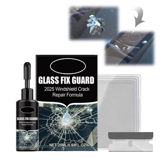 2027 New Windshield Crack Repair Kit,Glass CrackRepair Kit for Chips and Cracks,CrackFix Pro WindshieldRepair,Fluid Quick Fix Windshield & Glass Repair Tools for Windshields,Mirrors,All Crack Types