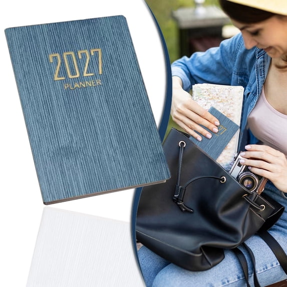 2027 Notebook Organizer, Daily Plan Notebook and Travel Diary for Academic Year Planner and Schedule Organizer