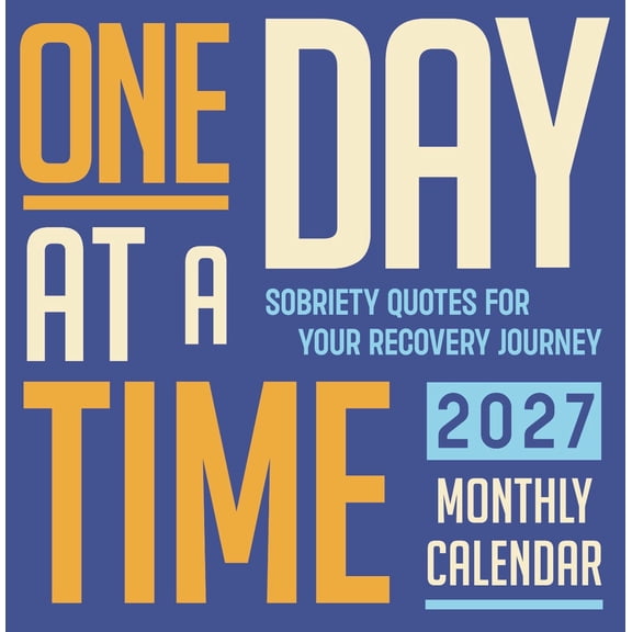 2027 One Day at a Time Monthly Calendar