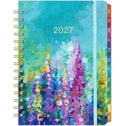 2027 Planner - 2027 Planner Weekly and Monthly, JAN.2027 - DEC.2027 | Planner 2027, 6.5" x 8.5", 2027 Calendar Planner Weekly and Monthly with Inspiring Quotes, Colorful Tabs, Pocket, Hardcover