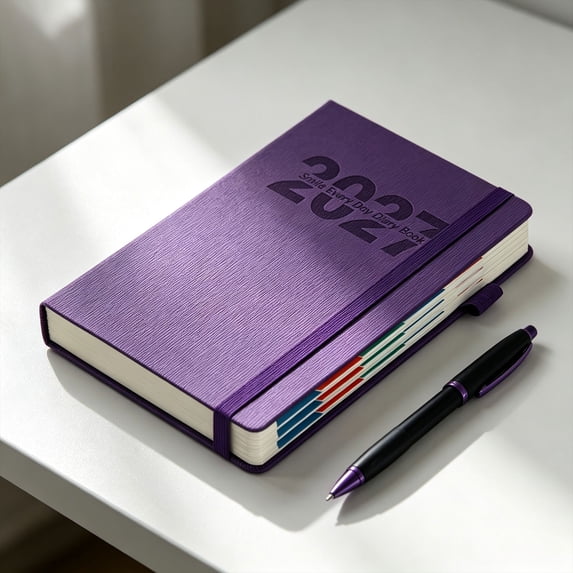 2027 Planner with Elastic Strap,Weekly Monthly Planner,5.5X8.3" Agenda Notebook,Office Planner,Paper Planner,Hardcover Calendar Planner,Daily Journal Organizer,Academic Planner,Appointment Book