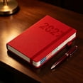 thumbnail image 1 of 2027 Planner with Elastic Strap,Weekly Monthly Planner,5.5X8.3" Agenda Notebook,Office Planner,Paper Planner,Hardcover Calendar Planner,Daily Journal Organizer,Academic Planner,Appointment Book, 1 of 2