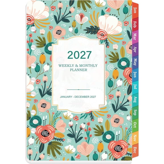 2027 Planner Refills - A5 Planner Inserts, 7 Punched Holes