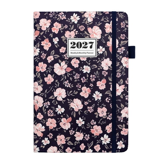 2027 Planner Weekly and Monthly - Planner 2027, JAN 2027 - DEC 2027, 5.8" x 8.4", 2027 Calendar Planner with Tabs, To-do Notes, Twin-wire Binding, Premium Paper, Thick Paper - Flowers