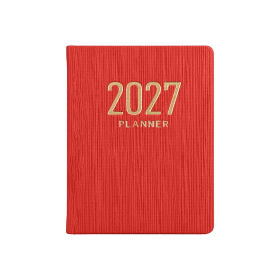 2027 Pocket Planner 3x4 Inch Mini Weekly Schedule Notepad, Portable Daily Calendar Diary for Office Home Work, Time Management Goals Book