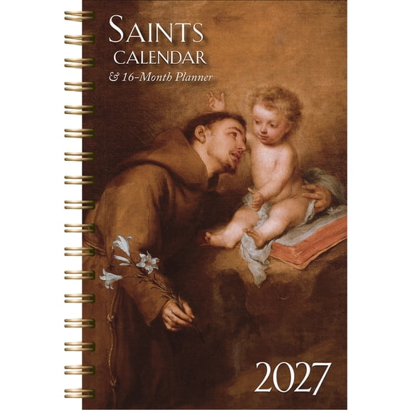 2027 Saints Calendar and Planner, (Paperback)