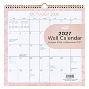 2027 See It Bigger Floral 15-Month Wall Calendar, 12" x 12", Oct 2026 Dec 2027