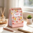 thumbnail image 1 of 2027 Small Desk Calendar - Mini Standing Flip Monthly Planner with Thick Paper for Office, Home and Desks, 1 of 6