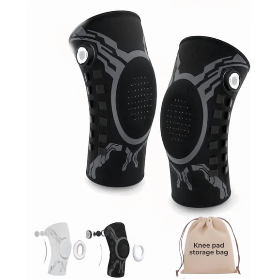 2027 Upgrade Knee Sleeve, Adjustable Knee Brace With Precision Dial, Patella Gel Pad & Side Stabilizers For Running, Workout, Unisex