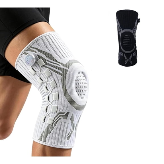 2027 Upgrade Knee Sleeve, adjustable compression brace with dial system