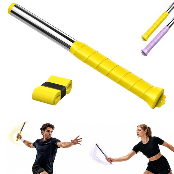 2027 Upgraded Adjustable Intensity Badminton Swing Trainer (11.8") - 2026 Upgraded Badminton Swing Trainer, Adjustable Magnetic Swing Trainer with Sound Feedback for Beginners to Advanced