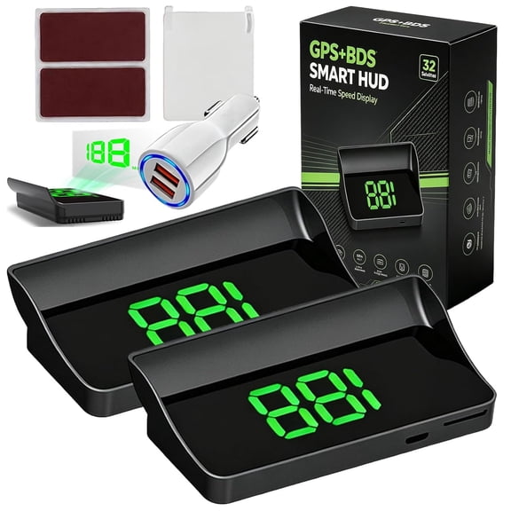 2027 Upgraded Smart in Car Hud Co Pilot, HUD Display Car Navigation with GPS+BDS, Plug & Play Speed Display for Cars, Trucks Accessory Only Display Speed