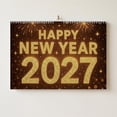 thumbnail image 1 of 2027 Wall Calendar DIY Diamond Art Painting Hanging Calendar 6.6" x9.8" Hanging Loop from January 2027 to December for Home Office Planning-Fireworks, 1 of 8