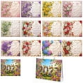 thumbnail image 1 of 2027 Wall Calendar Diamond Art Painting Horizontal Hanging Calendar Floral Garden 5D Monthly Flip Ornament for Home Office Planning DIY Craft Gift, 1 of 8