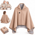 thumbnail image 1 of 2027 Wearable Heated Blanket, USB Portable Heated Shawl Wraps for Women, Heated Zip up Blanket with 3 Heat Settings & Fast Heating Home Outdoor Office Use, 1 of 7