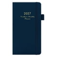 thumbnail image 1 of 2027 Weekly & Monthly Planner, A7 Hardcover Agenda Book with Elastic Closure & Pen Loop,3.8X7" Pocket Sized Schedule Organizer, Thick Paper Daily Planner Notebook, 72 Sheets 144 Pages, 1 of 6