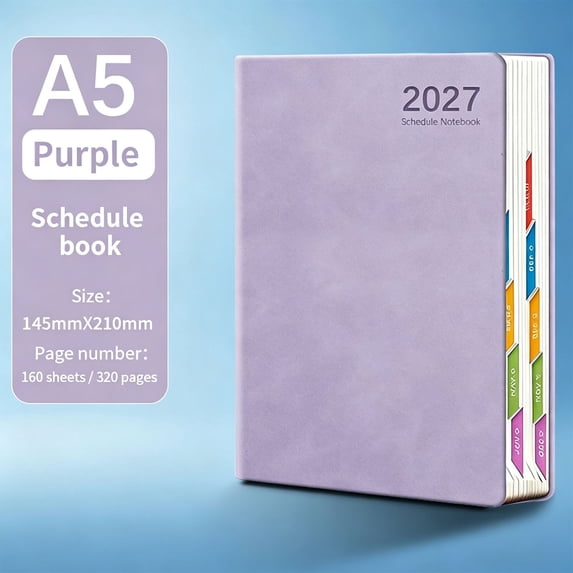 2027 Weekly Planner Calendar Notebook, VVQ A5 One Day Per Sheet Date ...