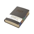 thumbnail image 1 of 2027 Weekly and Monthly Planner, Hardcover Leather Calendar for Office Planning,Gray, 1 of 3