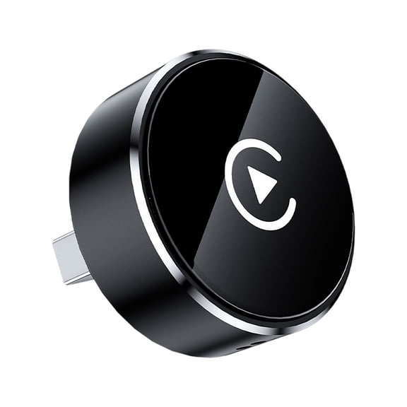2027 Wireless Adapter, Wireless CarPlay Adapter to Wireless for Apple CarPlay and Android Auto, Mini USB Design for Plug and Play Stable Connection